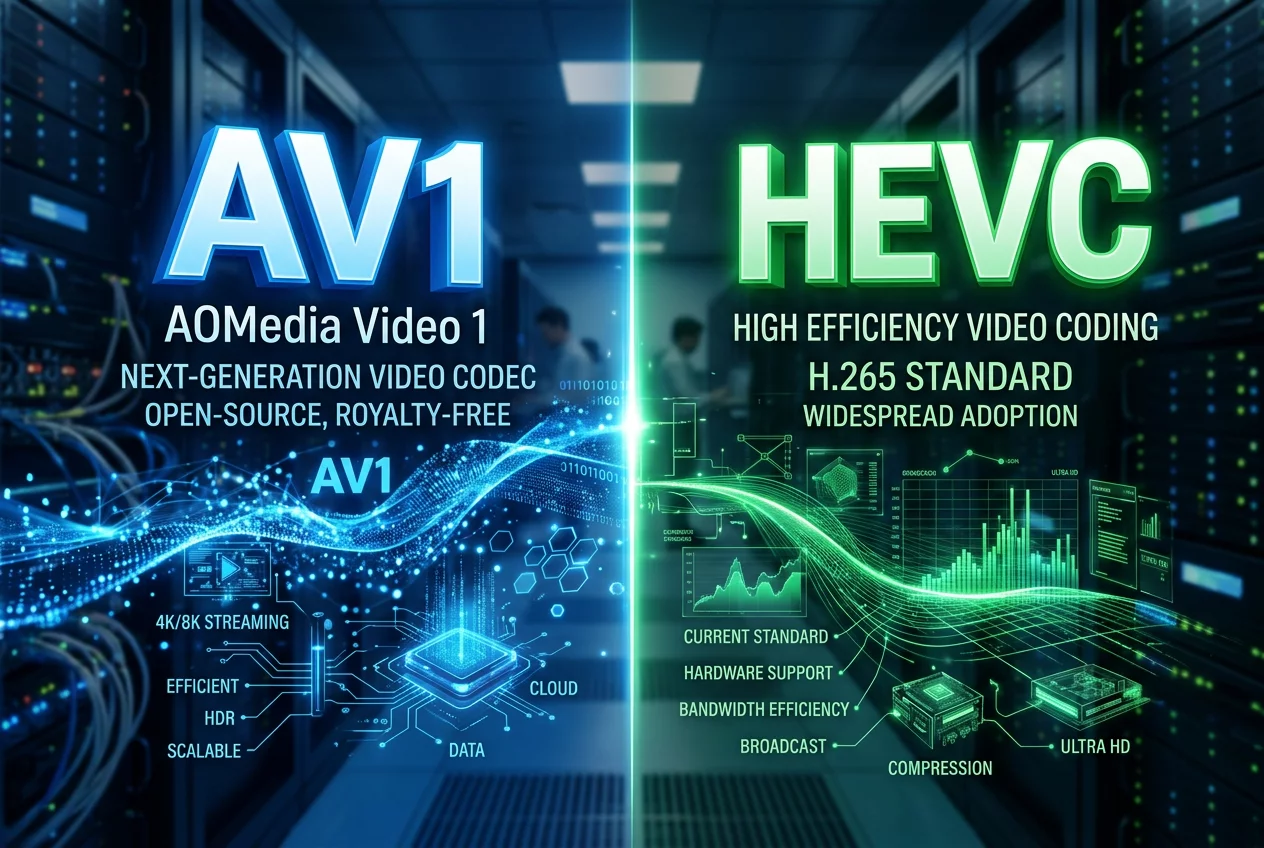 Comparing AV1 and HEVC for Next-Gen Streaming